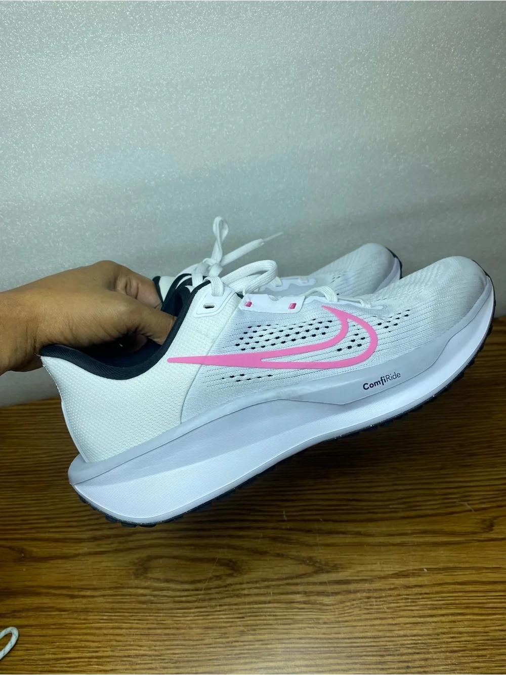 Nike Quest 6 White Pinksicle Black FD6034-102 Women's Size 9.5 Running Shoes New